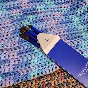 Treslúce Beauty Blue Makeup Brush Set